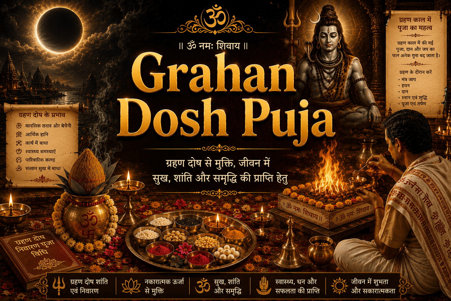 What is Grahan Dosh Puja? The Complete Vedic Guide to Eclipsing Planetary Shadows