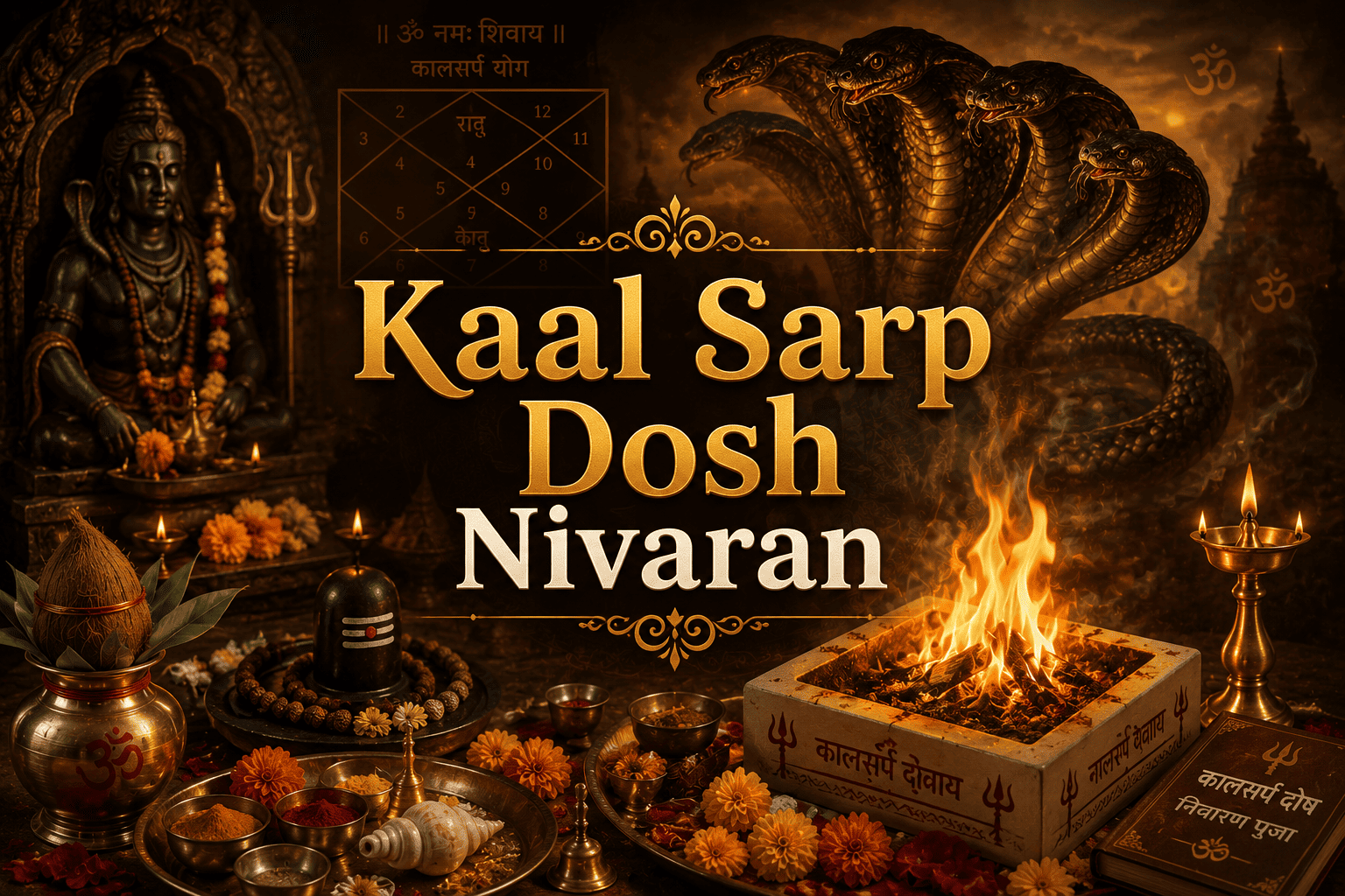 The Complete Guide to Kaal Sarp Dosh Nivaran: Remedies, Vedic Rituals & Spiritual Insights
