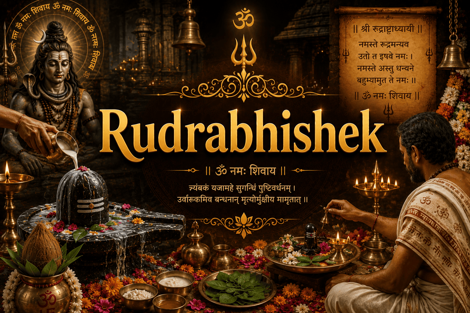 The Ultimate Guide to Rudrabhishek: Cosmic Vibrations, Sacred Liquids & Ritual Vidhi